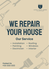 Your House Repair Flyer Image Preview