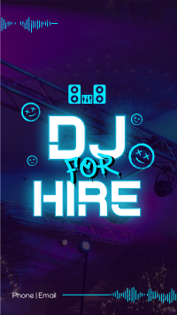 Hiring Party DJ TikTok video Image Preview