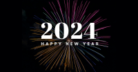 New Year Fireworks Facebook Ad Design