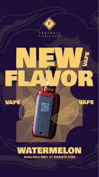 New Flavor Alert Facebook Story Design