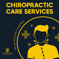 Chiropractic Care Instagram Post Design