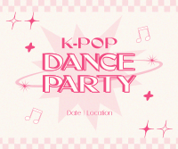 Kpop Y2k Party Facebook Post Design