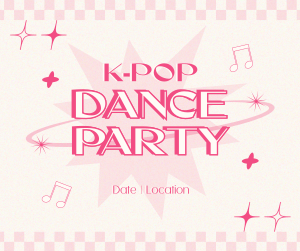Kpop Y2k Party Facebook post Image Preview