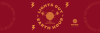 Earth Hour Lights Out Twitter header (cover) Image Preview