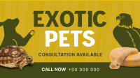 Exotic Vet Consultation Facebook Event Cover Image Preview