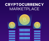 Cryptocurrency Market Facebook Post Design