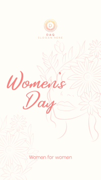  Aesthetic Women's Day Facebook story Image Preview
