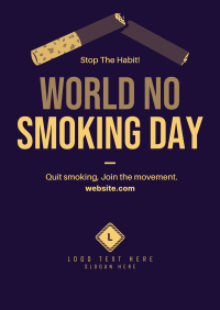 World No Smoking Day Poster Image Preview