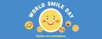 Emoticons Smile Day Facebook Cover Design