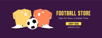 Football Merchandise Facebook Cover Image Preview