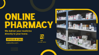 Pharmacy Delivery Facebook Event Cover Design