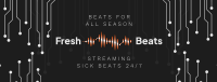 Fresh Beats Facebook cover Image Preview