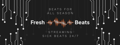 Fresh Beats Facebook cover Image Preview