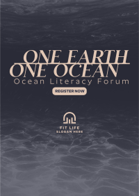 One Ocean Poster Image Preview