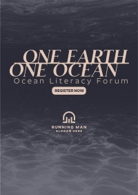 One Ocean Poster Design