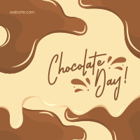 Chocolatey Puddles Instagram Post Design