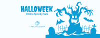 Halloween Wicked Tree Facebook cover Image Preview