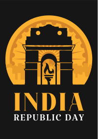 Republic Day Celebration Flyer Design