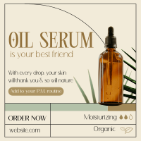 Skin Care Serum Instagram Post Design