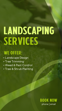 Professional Landscaping Facebook Story Image Preview