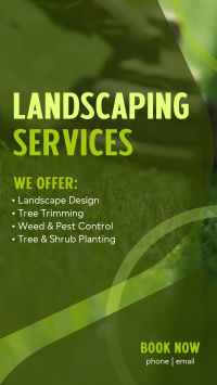 Professional Landscaping Facebook Story Design