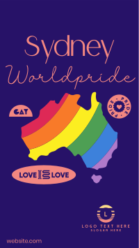 Pride Stickers Facebook Story Design