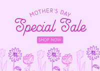 Sale for Moms! Postcard Image Preview