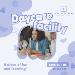 Cute Daycare Facility Instagram post Image Preview