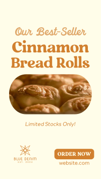 Best-seller Cinnamon Rolls Instagram Reel Image Preview