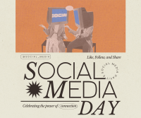 Modern Social Media Day Facebook Post Design