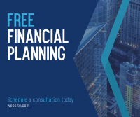 Simple Financial Planning Facebook Post Design