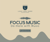 Focus Playlist Facebook Post Design