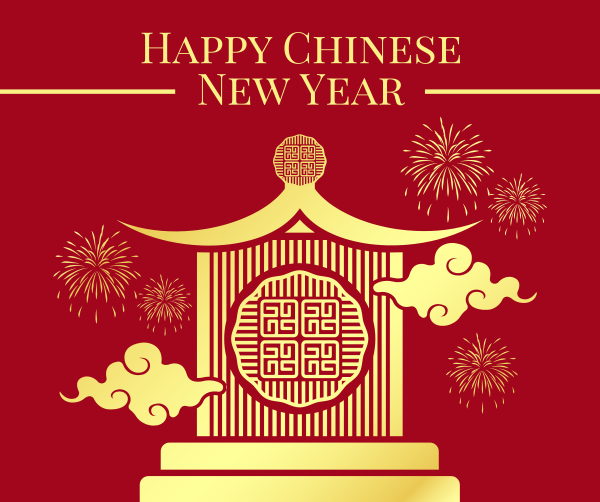Oriental New Year Facebook Post Design Image Preview