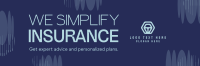 Abstract Simple Insurance Twitter Header Preview