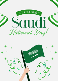 Raise Saudi Flag Poster Image Preview