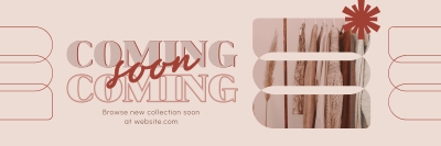 Modern Fashion Coming Soon Twitter header (cover) Image Preview