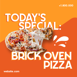 Brick Oven Pizza Instagram post Image Preview