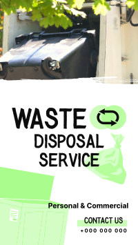Waste Disposal Management TikTok Video Design