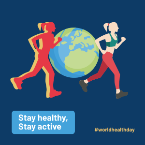 World Health Fitness Instagram post