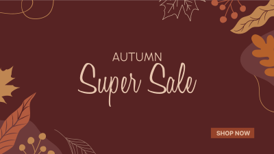 Autumn Leaves Sale Facebook event cover Image Preview