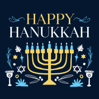 Peaceful Hanukkah Instagram Post Design
