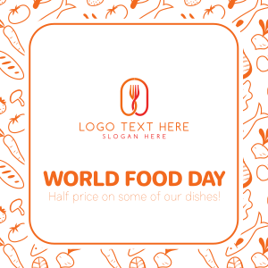 World Food Day Pattern Instagram post