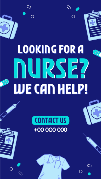 Nurse Job Vacancy Instagram story Image Preview