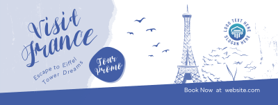 Eiffel Tower Dreams Facebook cover Image Preview