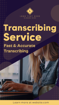 Fast Transcribing Service Instagram Reel Preview