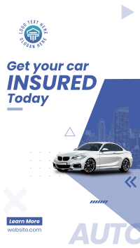 Auto Insurance Instagram story Image Preview