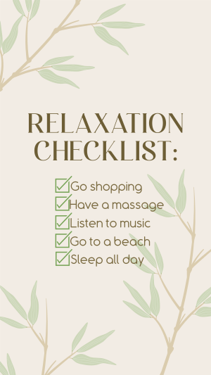 Nature Relaxation List Instagram story Image Preview