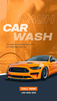 Professional Car Cleaning Instagram reel Image Preview