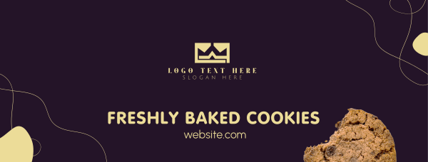 Baked Cookies Facebook Cover Design Image Preview