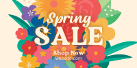 Spring Sale bouquet Twitter post Image Preview